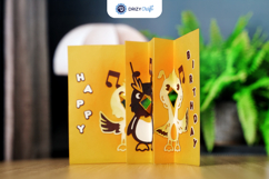 Singing Birds Pop-up Card - 3D SVG Product Image 3