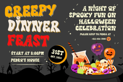 Haunted Carnival is a spooky Halloween font Product Image 2
