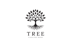 Golden Tree Logo Design Vector Illustration Product Image 3