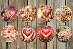 Valentine Shabby chic | love car coaster &amp; key chain design Product Image 3