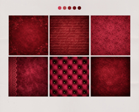 Velvet Burgundy Digital Papers, 24 Luxury Red Backgrounds Product Image 2