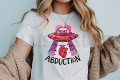 Heart Abduction Sublimation PNG, Valentine’s Day PNG Product Image 3