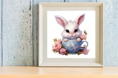Easter Coffee Cup Sublimation Clipart, Watercolor Clipart Product Image 3