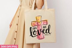 You are loved Romans 8_39 PNG, God Is Love Clipart PNG Product Image 3
