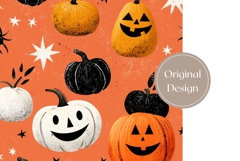 Cartoon Halloween Pumpkin Tumbler, Halloween Tumbler Design Product Image 3