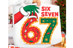 Six Seven 6 7 67 Christmas Png Bundle Product Image 3