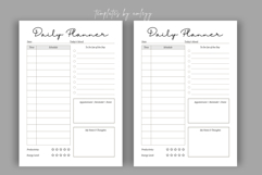 Minimal Productivity Daily Planner Template Editable Canva Product Image 3
