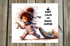 Morning coffee | 8 skinny tumbler Sublimation designs Product Image 3