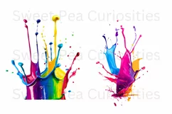 Paints, Art, Ephemera, PNG, watercolor, Clipart Product Image 3