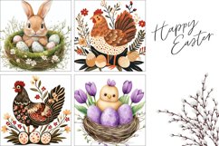 Easter Pillowcase, Easter Chick Pillow Designs, Easter PNG Product Image 3