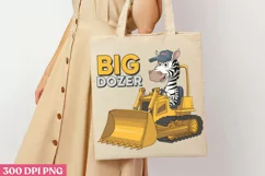 Big Dozer PNG, Cute Animal Sublimation PNG Product Image 3