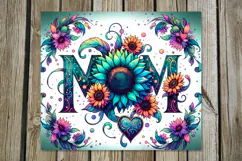 Mom's design | 4 Mother's day Skinny tumbler sublimation Product Image 3