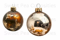 Christmas, Vintage Ornaments, Ephemera, PNG, Clipart Product Image 3
