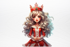 Christmas Little Girl Clipart PNG Product Image 3