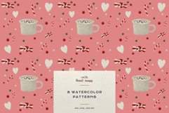 Christmas Patterns Santa Winter Print Digital Paper JPEG Product Image 3