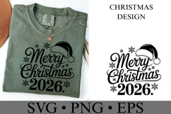 Merry Christmas 2026 Svg | Christmas svg | Shirt Svg Product Image 3