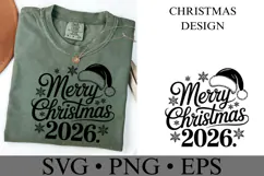 Merry Christmas 2026 Svg | Christmas svg | Shirt Svg Product Image 3
