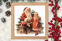 Vintage Christmas Clipart, Vintage Christmas Clipart Product Image 3