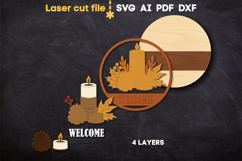 Thanksgiving Welcome SVG laser cut files for Glowforge Product Image 3