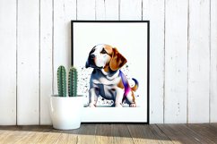 Cute Puppies Watercolor PNG Sublimation - 8 Designs Product Image 5