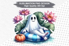 Halloween Ghost - Halloween clipart Sublimation PNG Design Product Image 1
