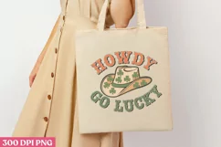 Howdy Go Lucky PNG, St Patricks Day Sublimation PNG Product Image 1
