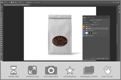 Kraft Coffee Pouch Product Image 2
