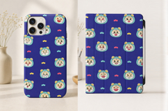Cute Tiger Seamless Pattern PNG Product Image 3