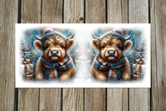 Christmas cow | 4 vintage Sublimation Mug design PLUS Product Image 3