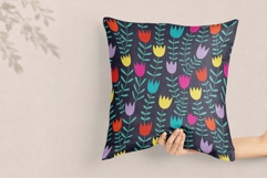 Skandi Tulip Flowers Pattern Product Image 3