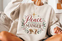 4 Christian Christmas Quote PNG Designs, 4 Christmas Faith Q Product Image 3