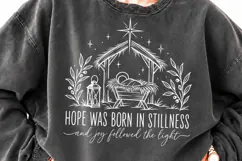 Wonder Led The Way Christmas PNG, Shepherd and Lamb Nativity Product Image 3