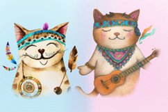 25 Boho Cats Png Clipart Product Image 3