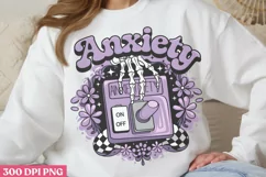 Anxiety PNG, Anxiety Sublimation PNG Product Image 3