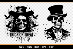 Halloween SVG T shirt Designs, Skeleton, Scary Halloween SVG Product Image 2