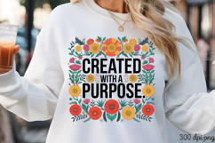 Created With A Purpose PNG, Product Image 2