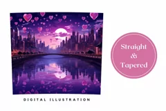 Valentine's Day Tumbler Design, Love Tumbler Wrap Design Product Image 3