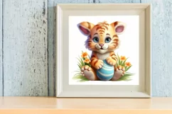 Adorable Animal Bunny Clipart, Watercolor Clipart Product Image 3