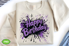 Happy Birthday PNG Design Sublimation | Happy Birthday Product Image 3