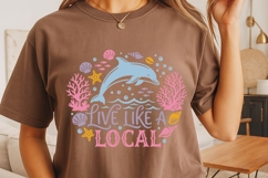 Live Like A Local Svg, Summer Beach Svg, Coastal Summer Svg. Product Image 5
