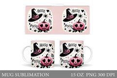 Halloween Mug Sublimation. Halloween Pumpkin Mug Design Product Image 1