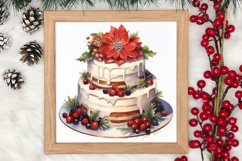 Christmas Cake Clipart, Christmas Cake Clipart Product Image 3