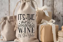 It's the most wonderful wine of the year SVG, Christmas SVG Product Image 3