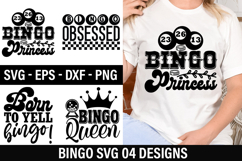 Bingo SVG Design - Born To Yell Bingo Product Image 1