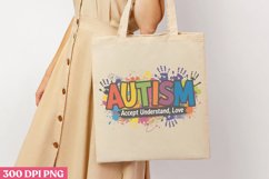 Autism Accept Understand PNG, Autism Sublimation PNG Product Image 1