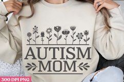 Autism mom PNG, Autism Sublimation PNG Product Image 3