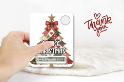Patchwork Christmas Tree Money Card, Christmas Gift Card Product Image 3
