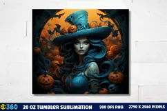 Halloween Tumbler Sublimation Wraps, Tumbler Halloween Product Image 3