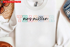 Teacher Svg, Teacher Appreciation Png Product Image 1