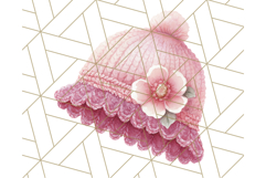 Watercolor Winter Hats and Scarves Clipart PNG Product Image 3